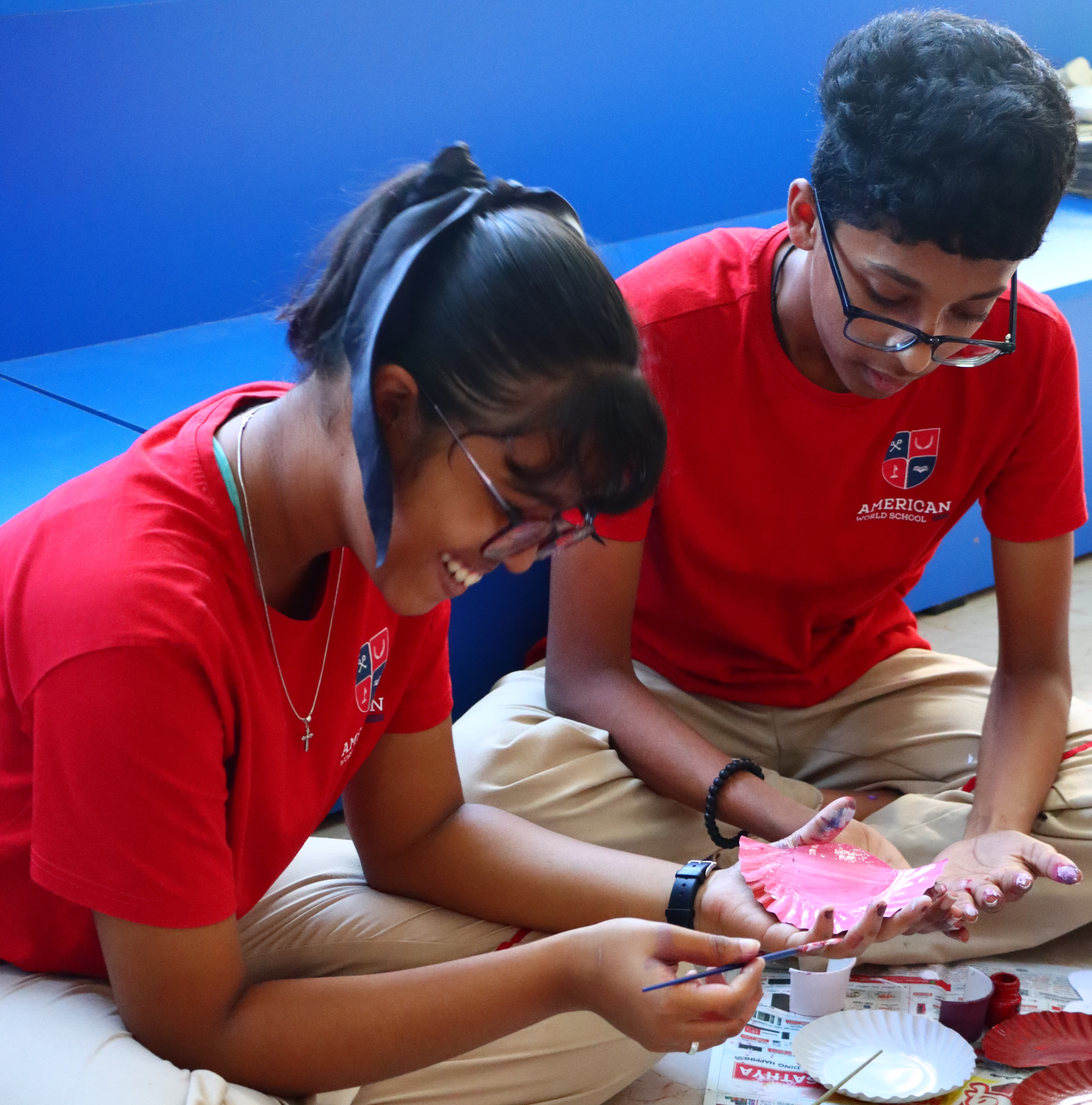 Visual arts studio at American World School Chennai